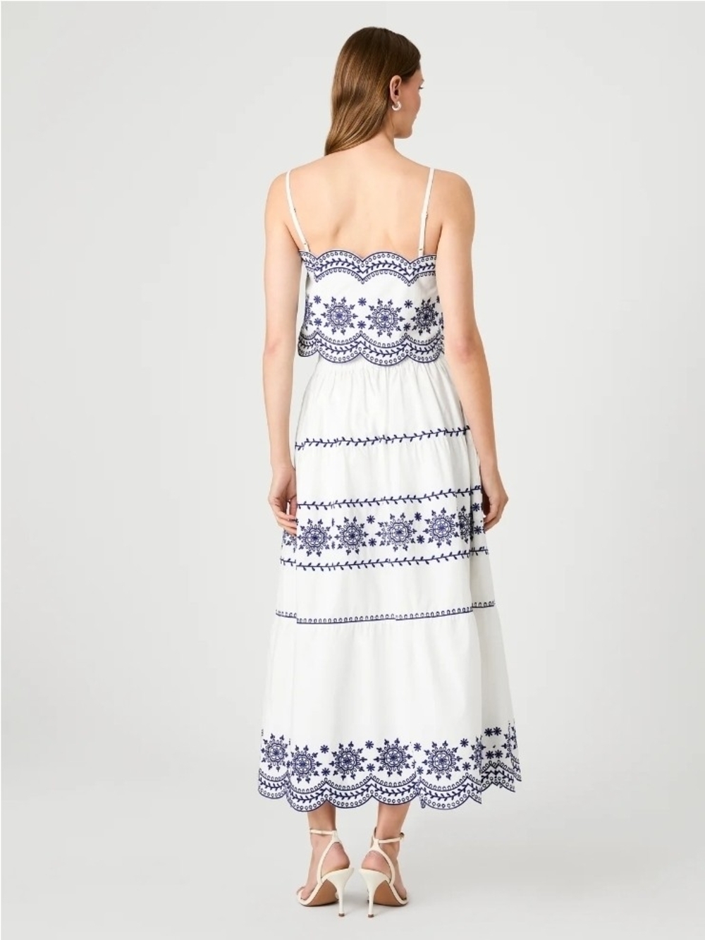 French Connection Alissa Embroideres Top And Skirt Set, NEW WITH TAGS